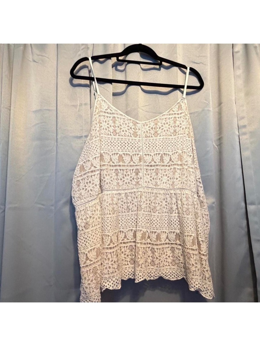 Maurices Lace Peplum Tank